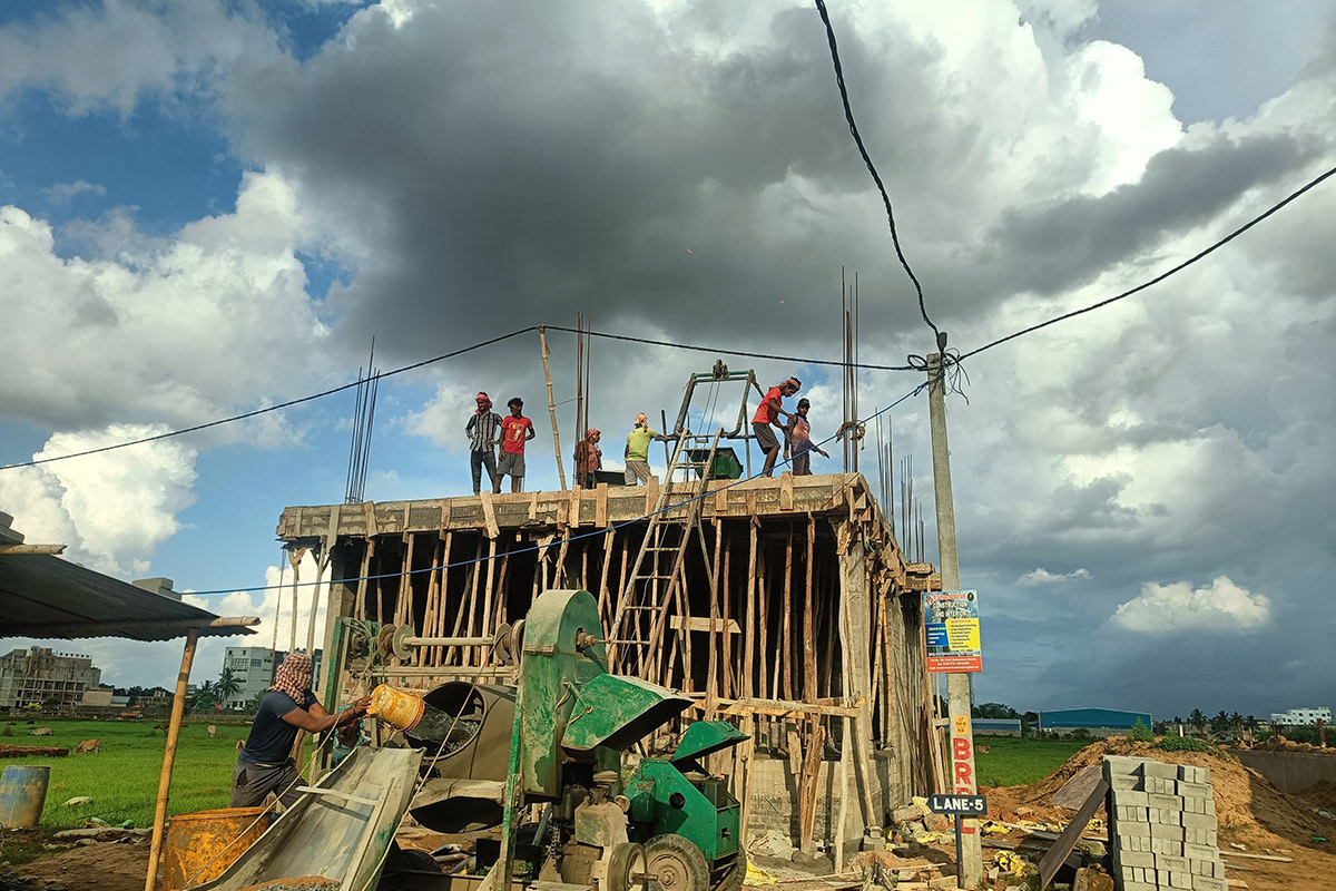 Ongoing G+1 Premium Residential Project Near Sum Hospital - Maa Narayani Construction
